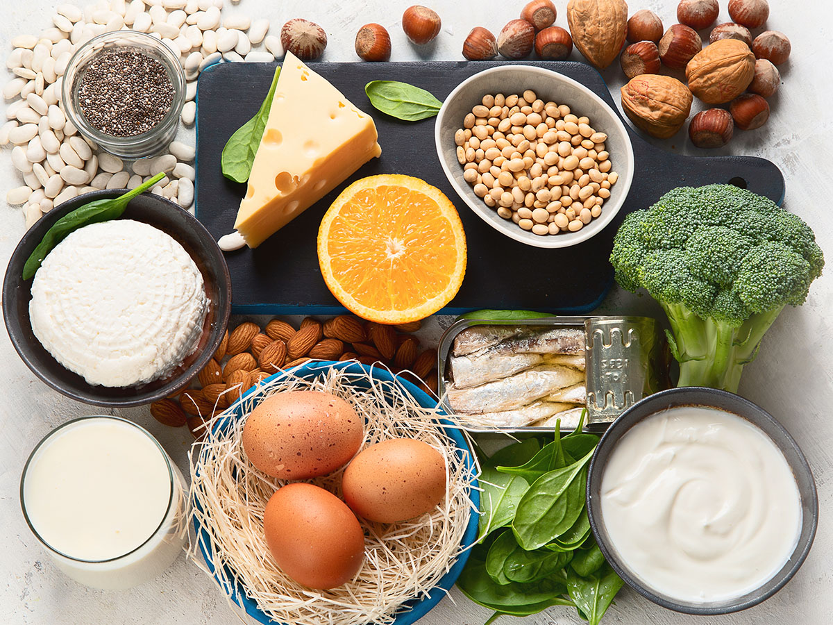 Image of health food on a table