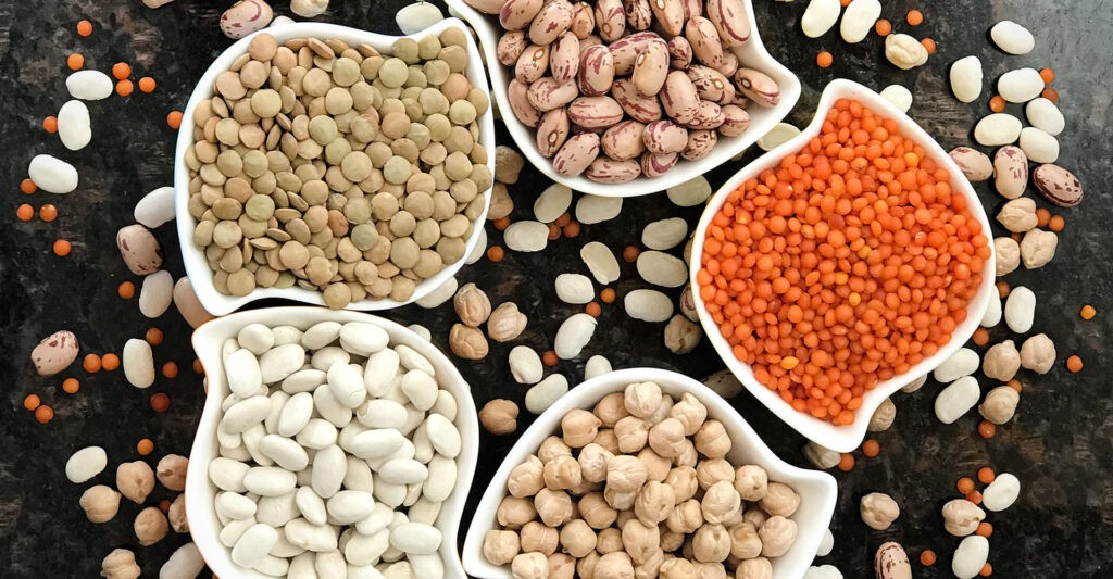 Image of beans in bowls